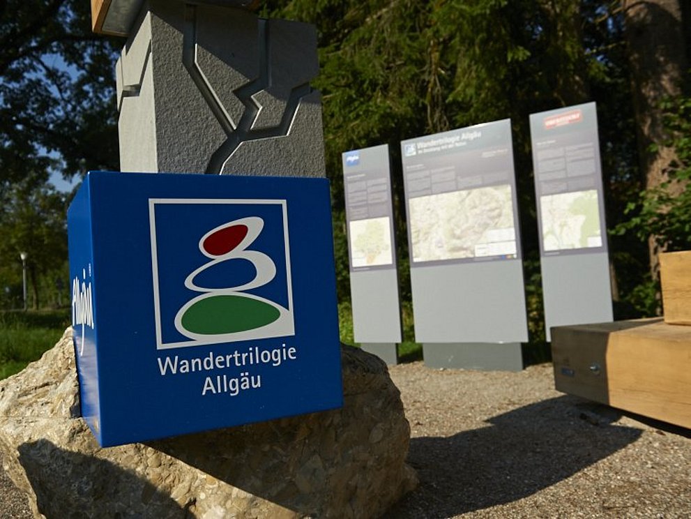 Das Logo der Wandertrilogie Allgäu Das Logo der Wandertrilogie Allgäu